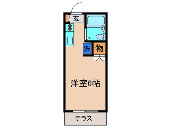 エスポワ－ル国立の物件間取画像